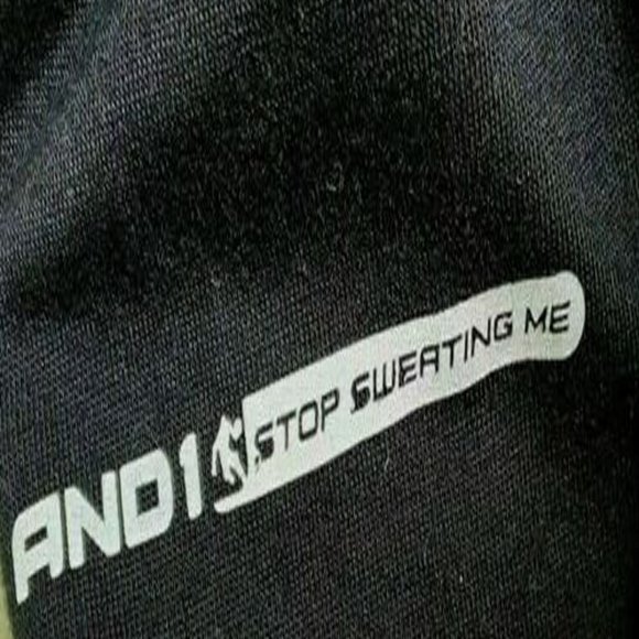 AND1 T Shirt Mens L Black Logo Red Pullover Tee Casual Size Large - Picture 4 of 6